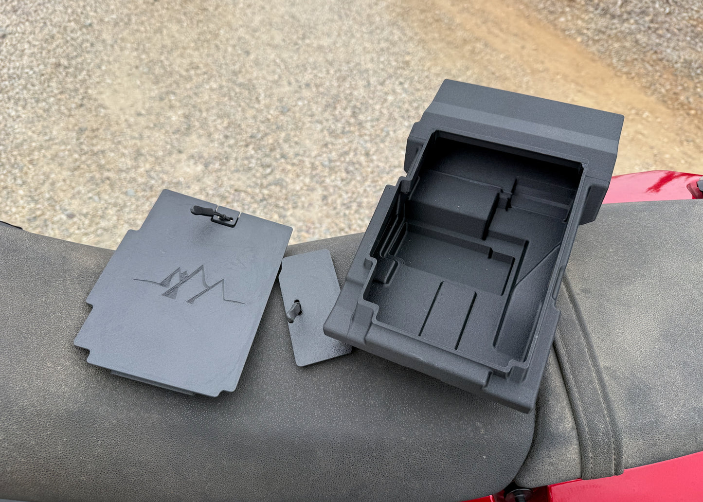 MotoCubby: Under-Seat Storage Box for Yamaha Tenere 700 OEM Seat (’19–’23)