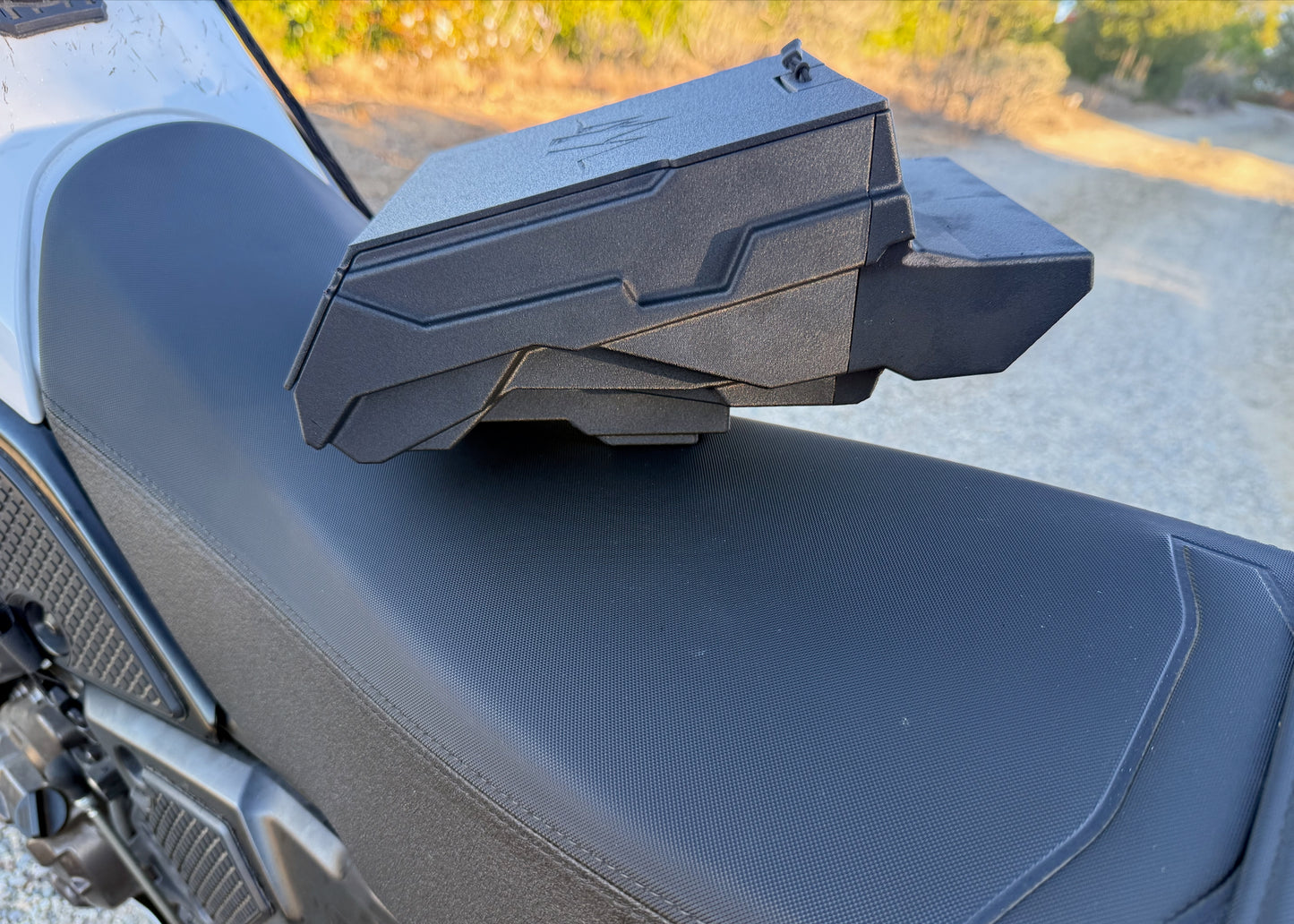 MotoCubby: Under-Seat Storage Box for Yamaha Tenere 700 Rally Seat (’19–’23)