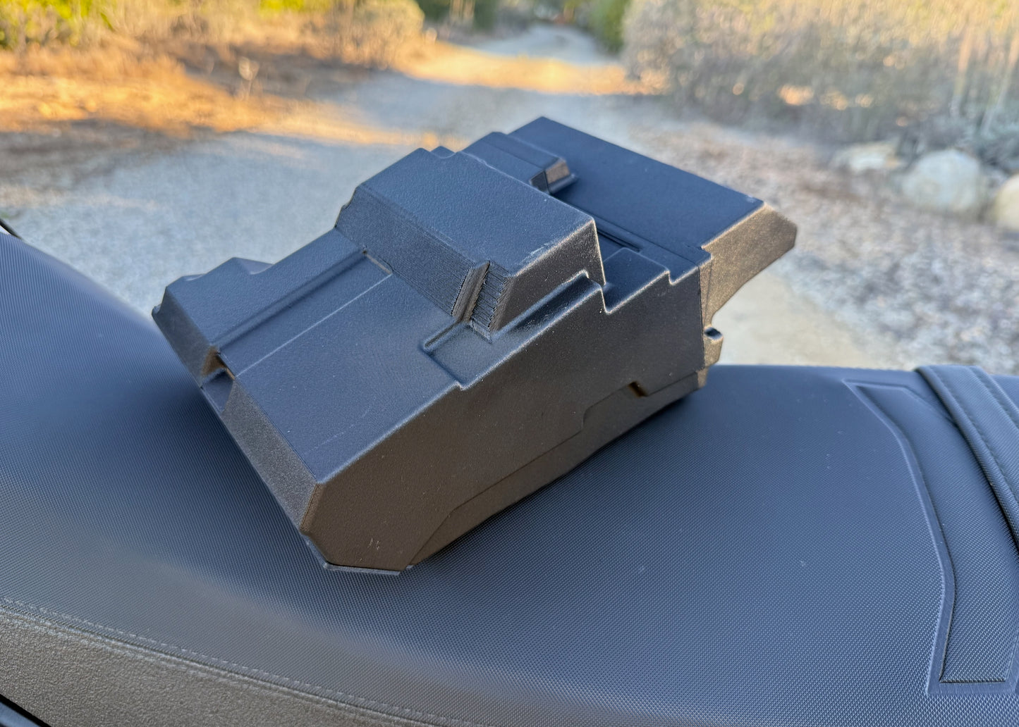 MotoCubby: Under-Seat Storage Box for Yamaha Tenere 700 Rally Seat (’19–’23)