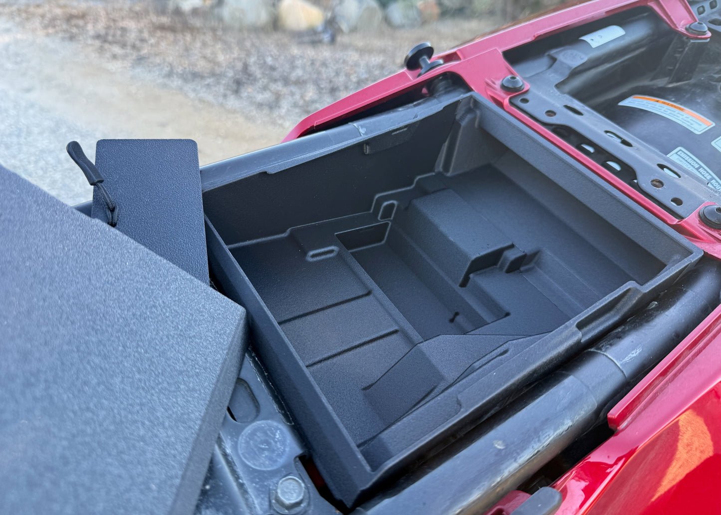 MotoCubby: Under-Seat Storage Box for Yamaha Tenere 700 Rally Seat (’19–’23)