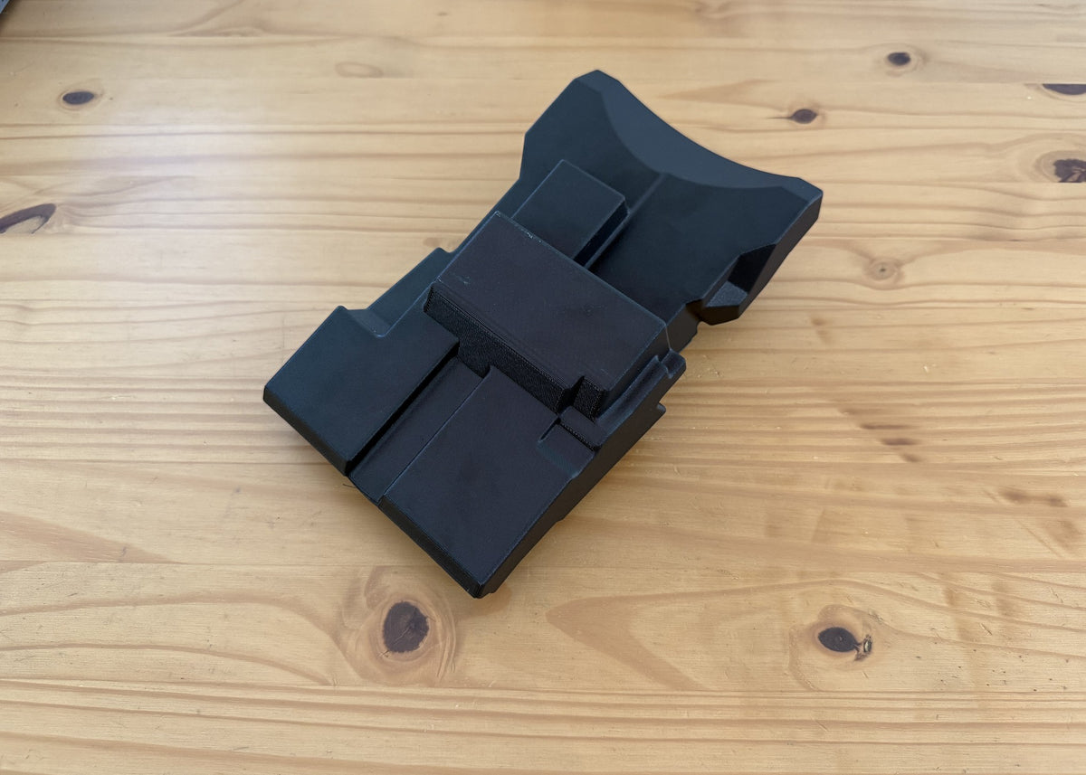 MotoCubby Nomad IV storage box with lid removed